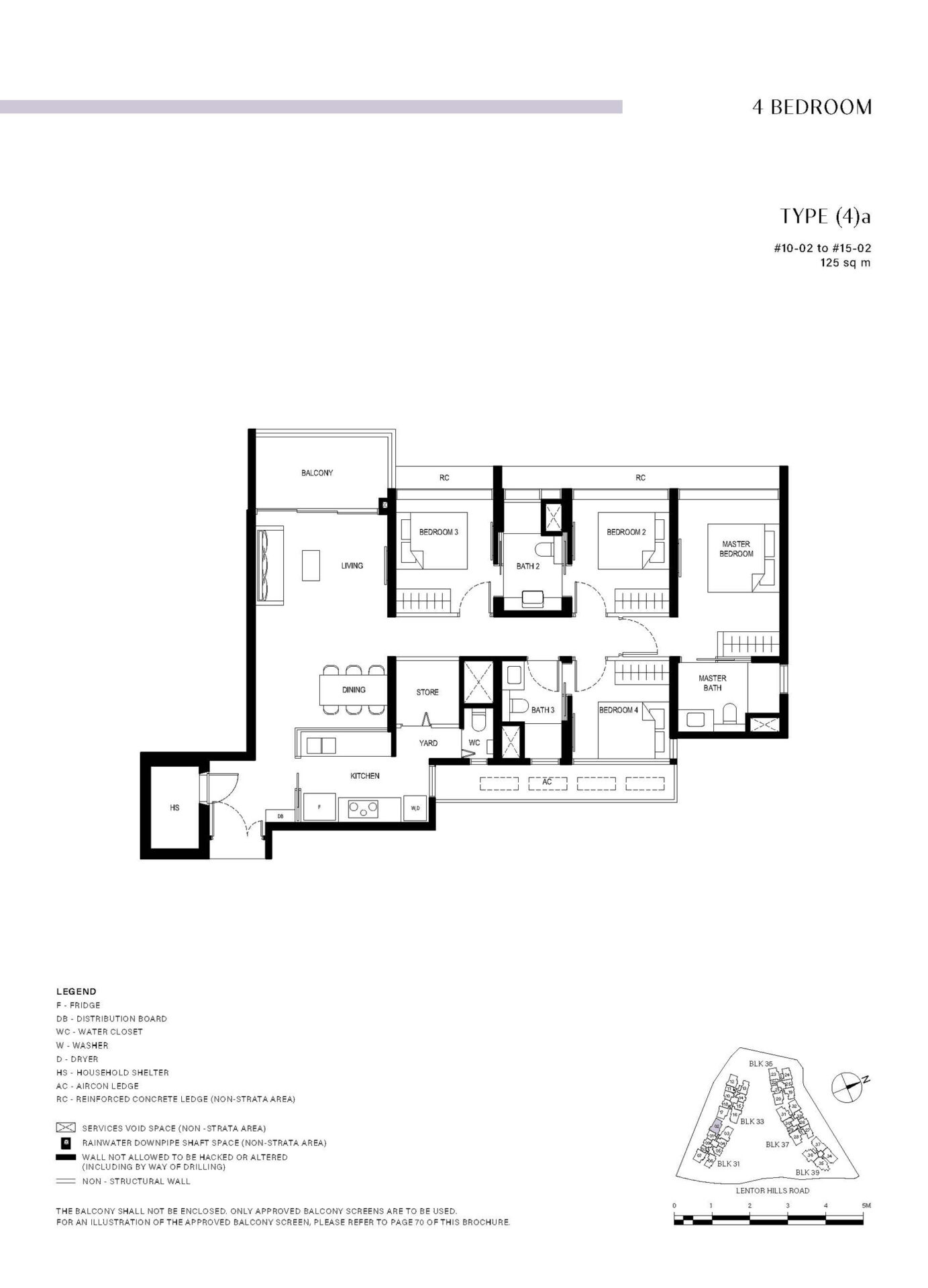 Lentor-Hills-Residences-4-Bedroom - Type (4)a