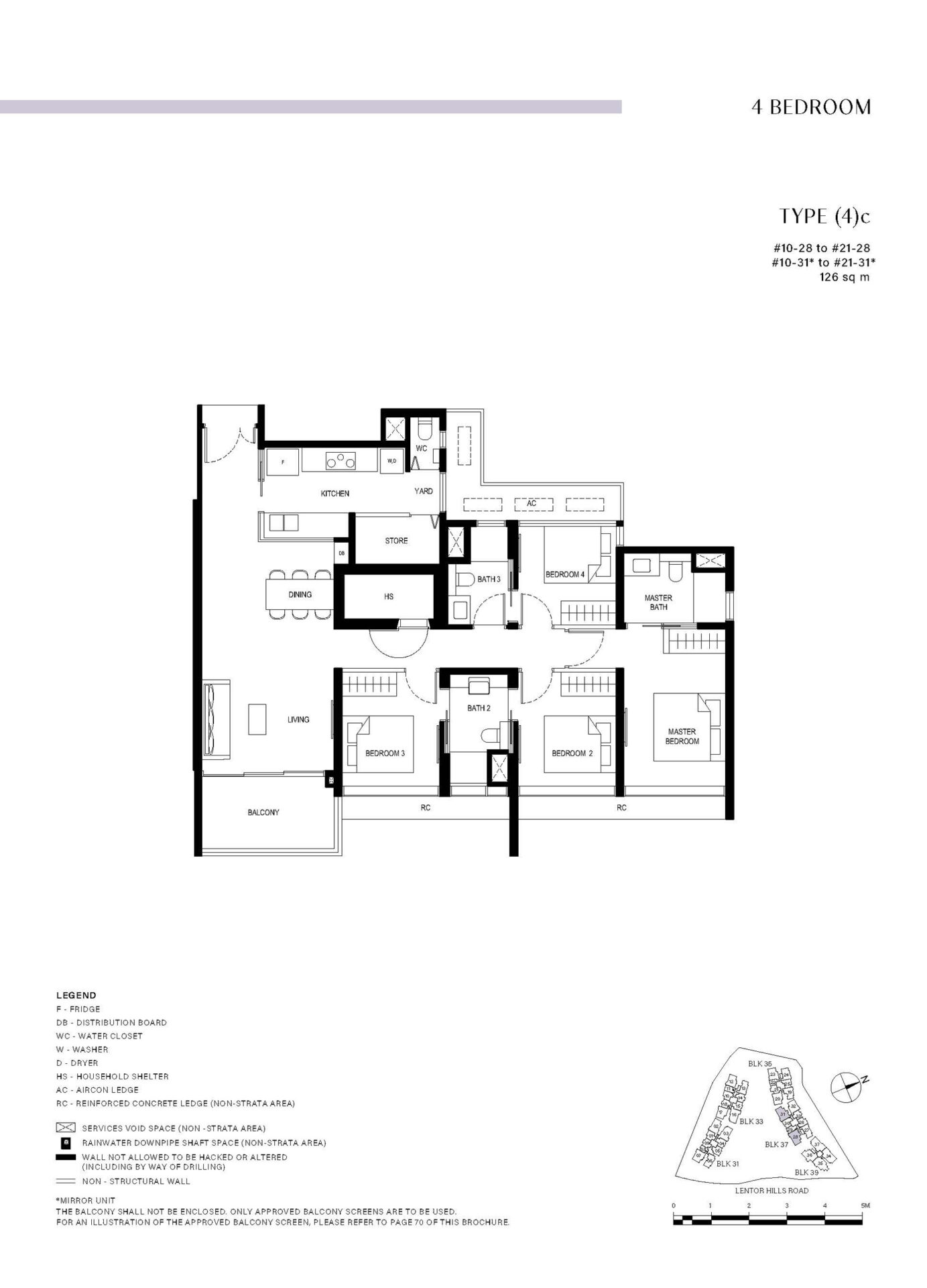 Lentor-Hills-Residences-4-Bedroom - Type (4)c